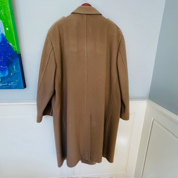 J. Press X Cardinal of Canada Wool MeltonTopcoat Overcoat Double Breasted 46L - Picture 6 of 13